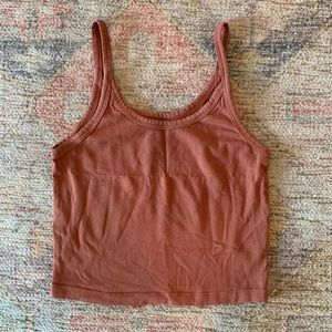 ARQ organic cotton cropped tank